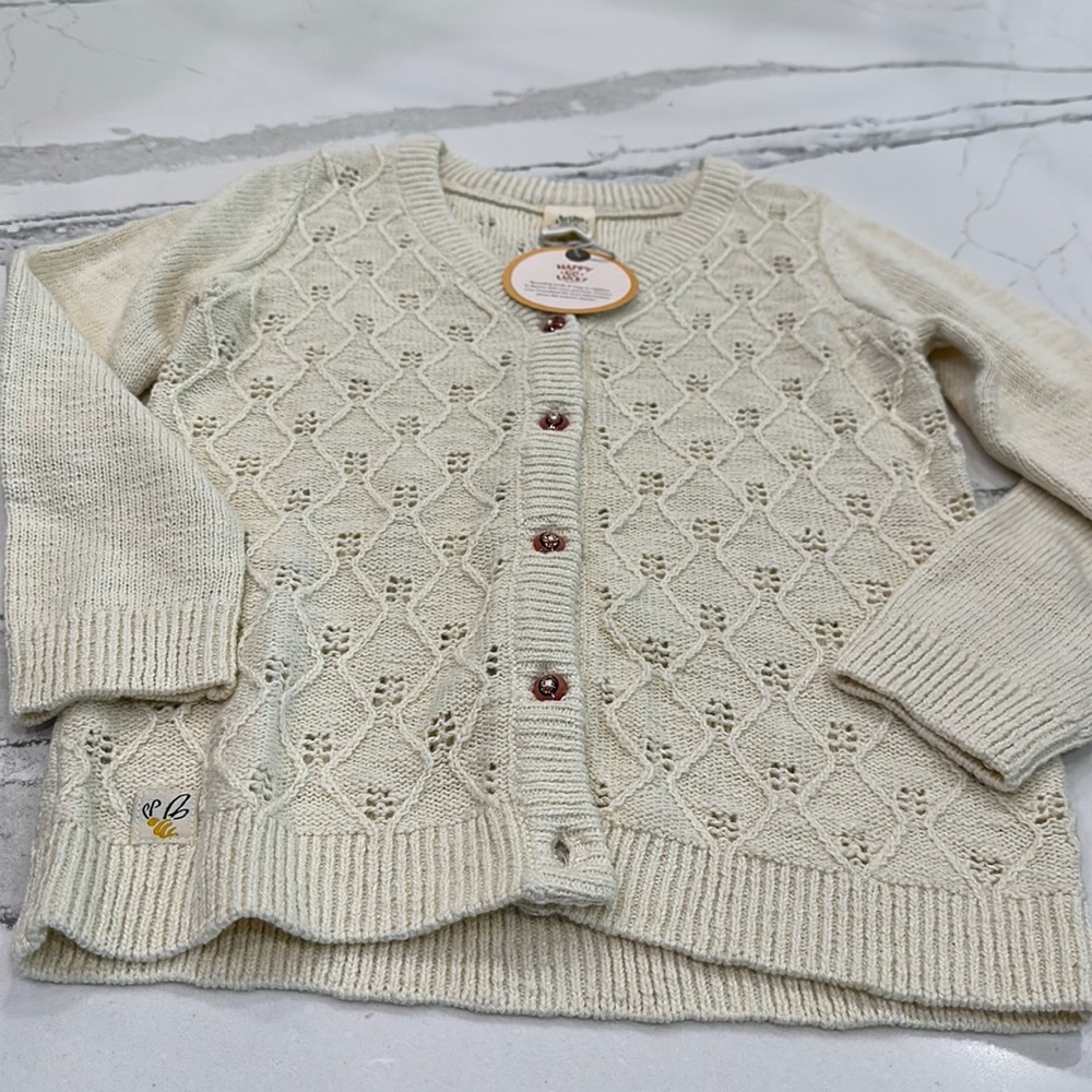 Wild flowers cardigan girls size 6 NWT